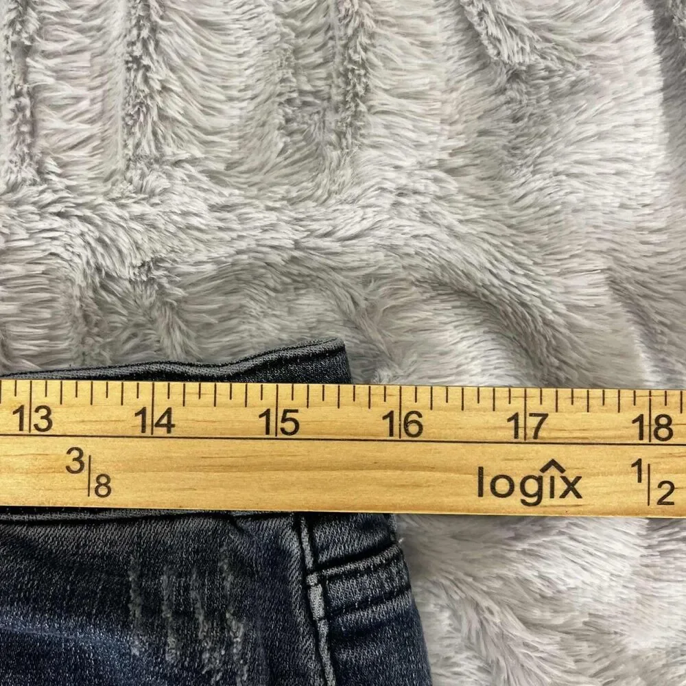 Pistola Jeans Womens 32 Blue Mid Rise Skinny Stretch Faded Wash Denim Casual - Picture 8 of 10